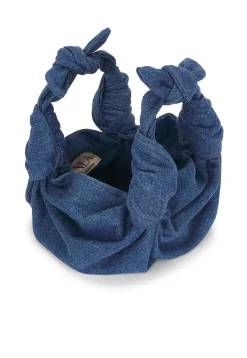 Online - Knot Bag - Denim Handbags