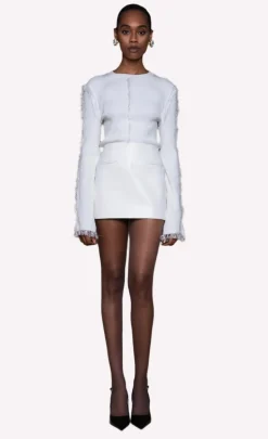 Online - Baron Skirt - White Mini Skirts