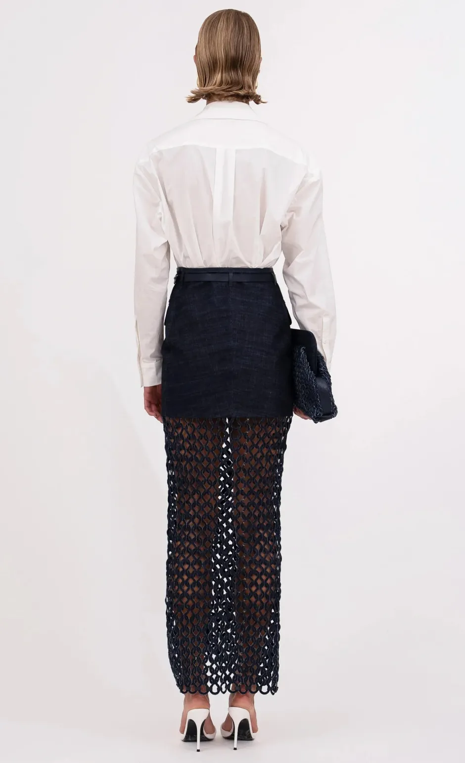 Sale - Bria Skirt - Denim Long Skirts
