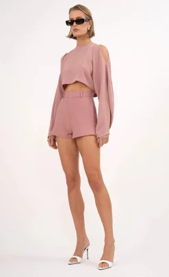 Online - Gia Short - Mauve Shorts