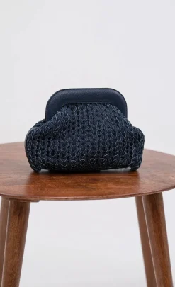 Outlet - Hayden Mini Clutch - Denim Handbags