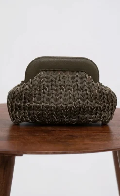 Fashion - Helena Mini Clutch - Army Handbags