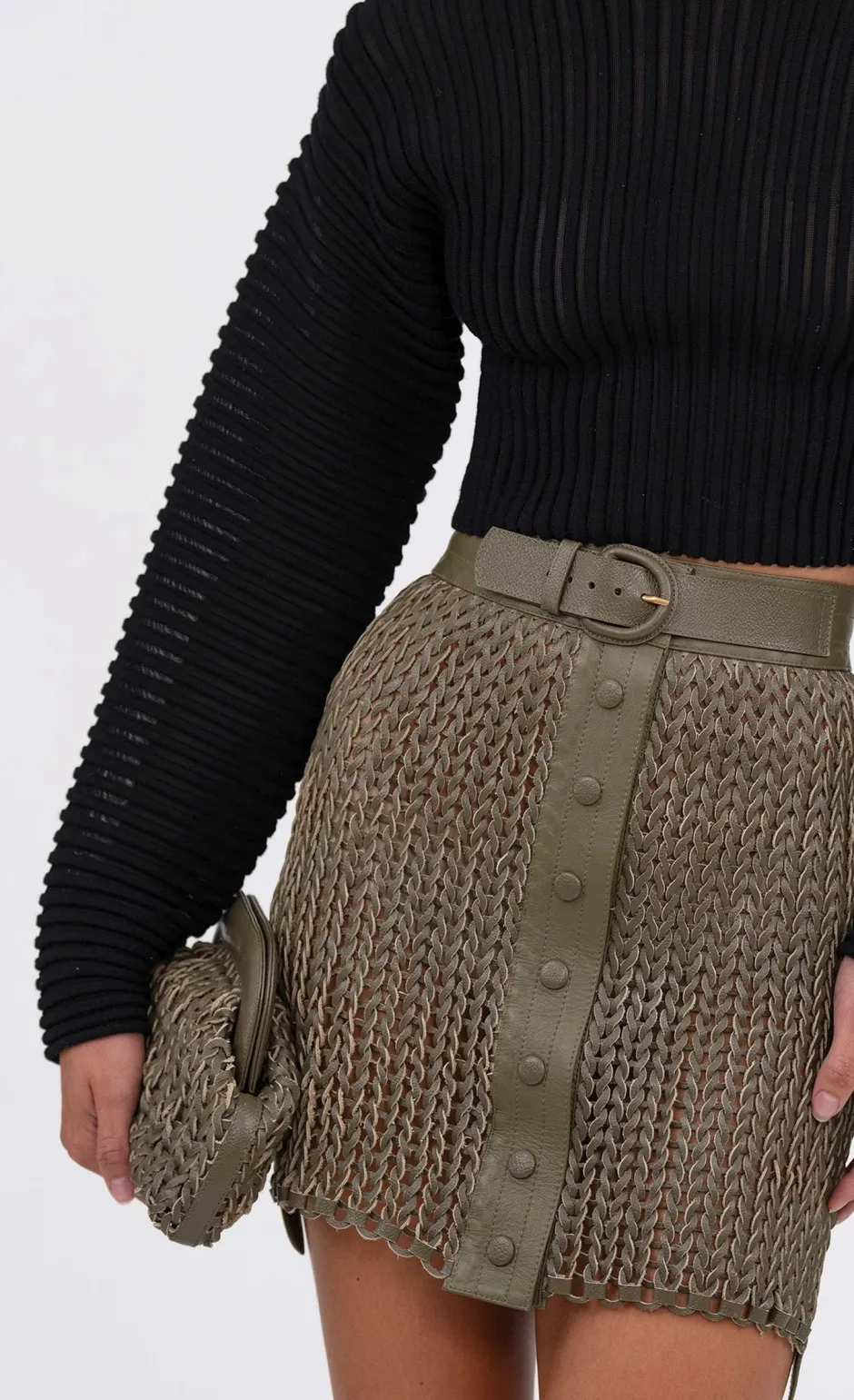 Best - Kaiden Skirt - Army Mini Skirts