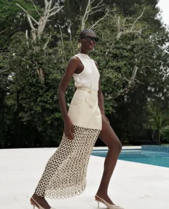 Best - Kallan Skirt - Cream Long Skirts