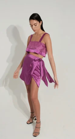 Hot - Kyla Skirt - Orchid Mini Skirts