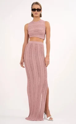 Best - Lilia Skirt - Mauve Long Skirts