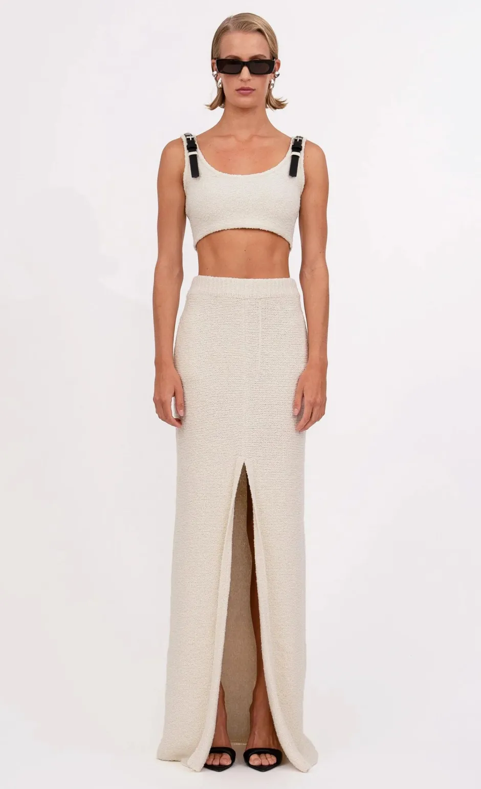 Discount - Simone Skirt - Ivory Long Skirts