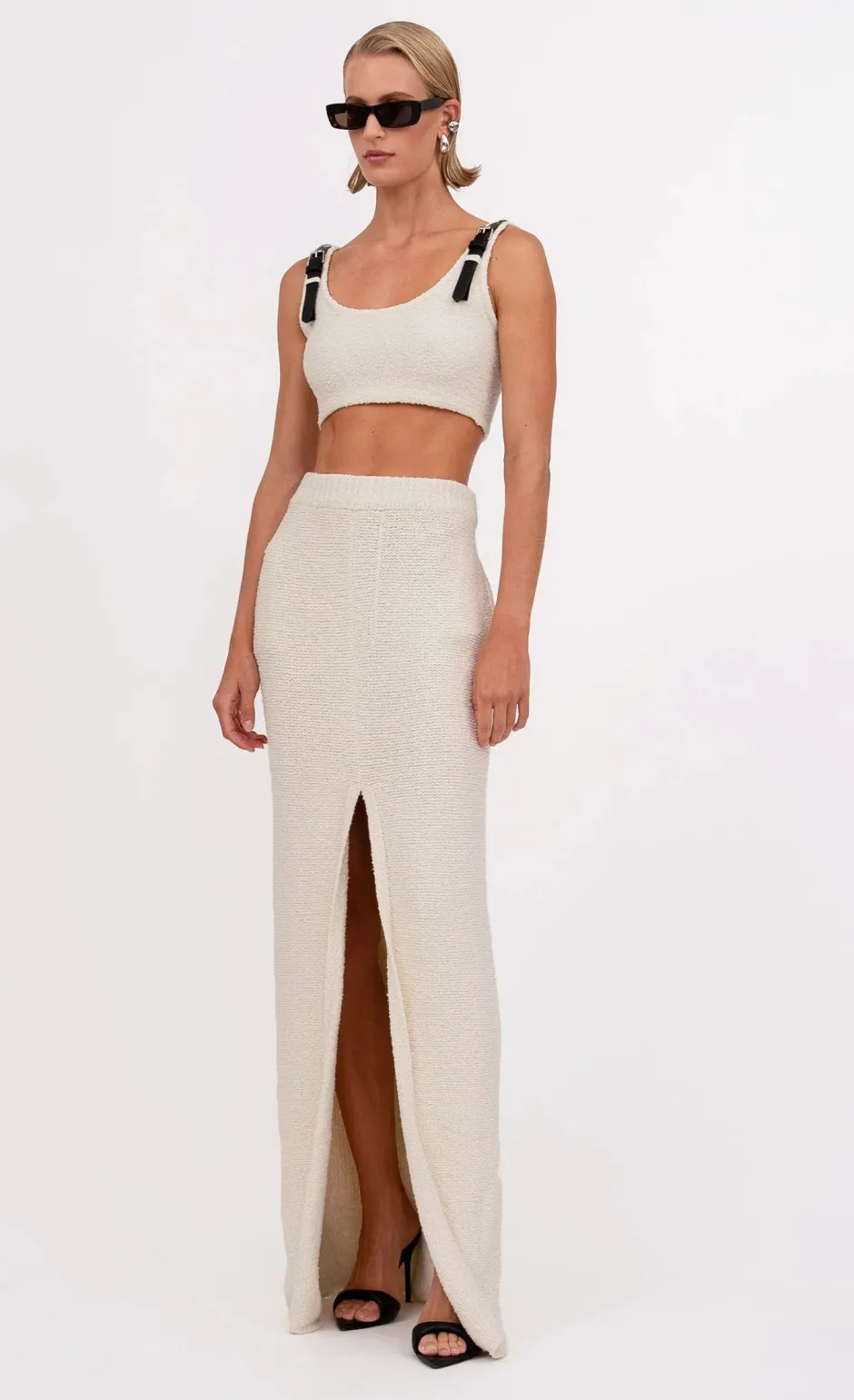Discount - Simone Skirt - Ivory Long Skirts