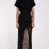 Outlet - Tyra Skirt - Black Long Skirts