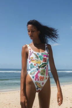 New - Arizona One Piece Swimsuit - White One Piece