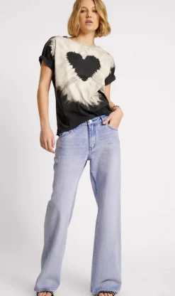 Hot - Cupid Blue Low Riders Waist Wide Leg Jean - Cupid Blue Straight | Denim