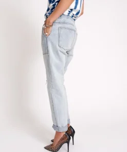Sale - Dream Shabbies Drawstring Boyfriend Jeans - Dream Pants | Denim