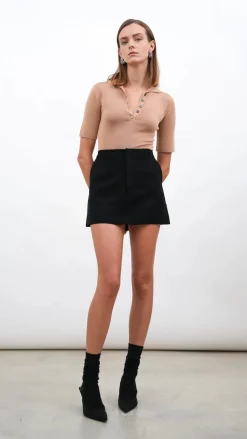 Discount - Alda Skirt - Black Mini Skirts