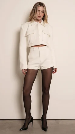Hot - Camille Short - Ivory Shorts