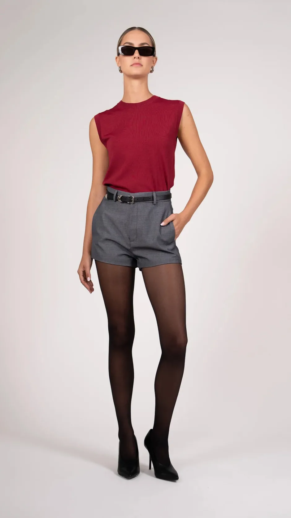 New - Camille Short - Grey Shorts