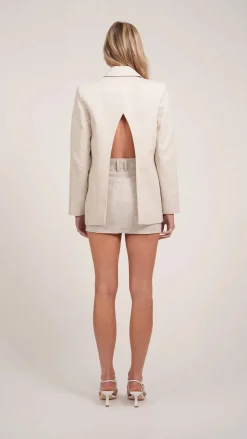 Fashion - Celeste Skirt - Oat Mini Skirts