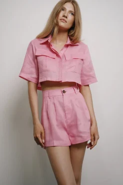 New - Eliza Shorts - Pink Shorts