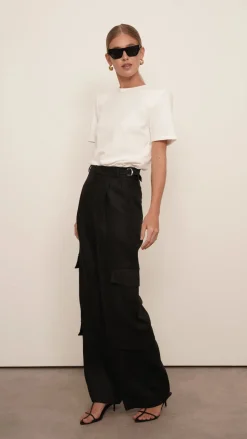 Outlet - Ozzy Cargo Pant - Black Pants