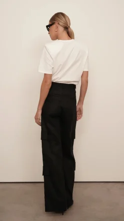 Outlet - Ozzy Cargo Pant - Black Pants