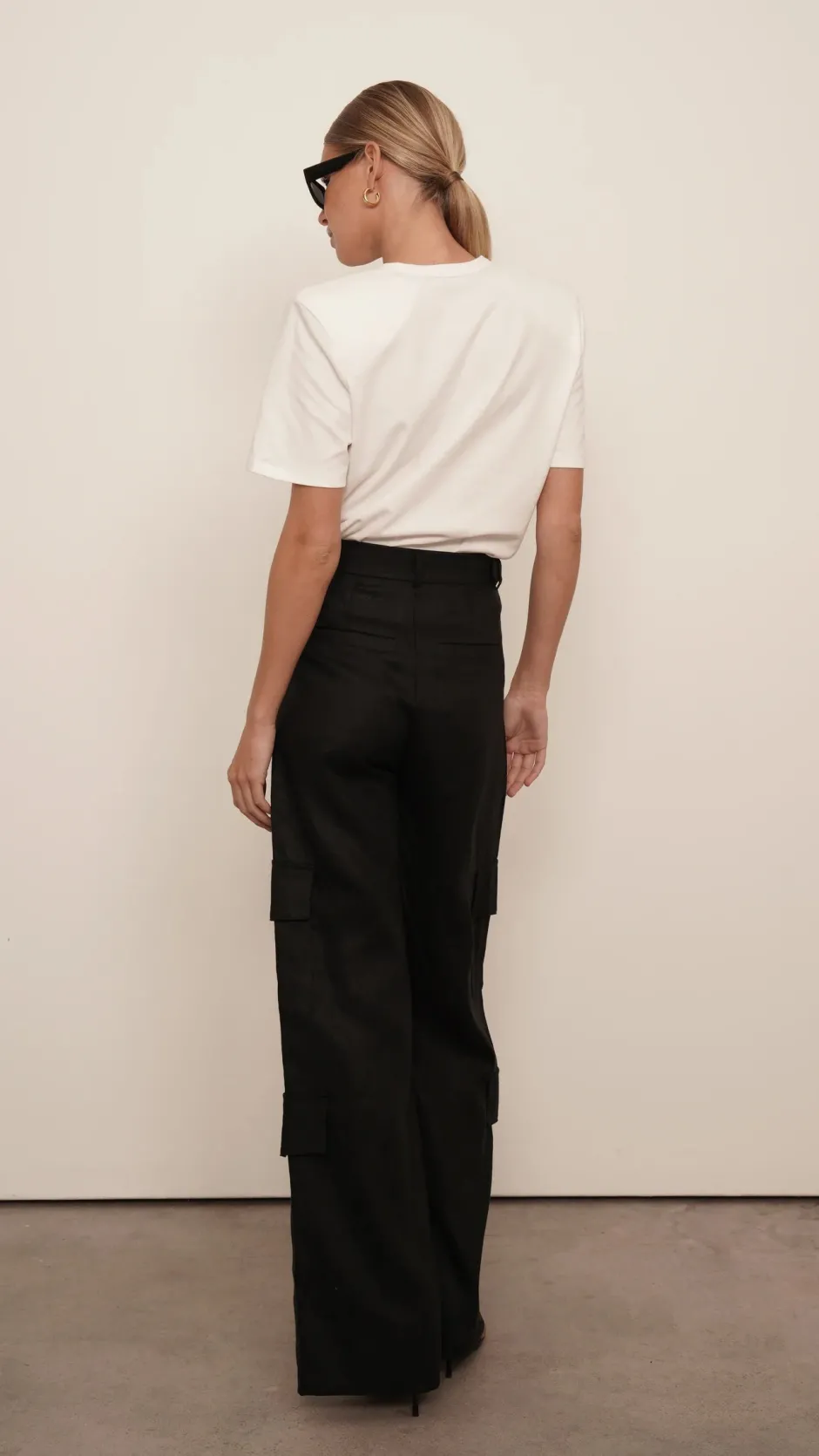 Outlet - Ozzy Cargo Pant - Black Pants