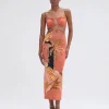 Clearance - Bananier Midi Dress - Peach Long Dresses | Midi