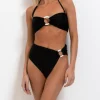 Clearance - Bandeau Bikini Top - Black Bikini