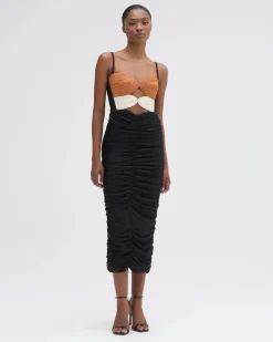 Online - Braided Midi Dress - Black Midi | Midi Dresses