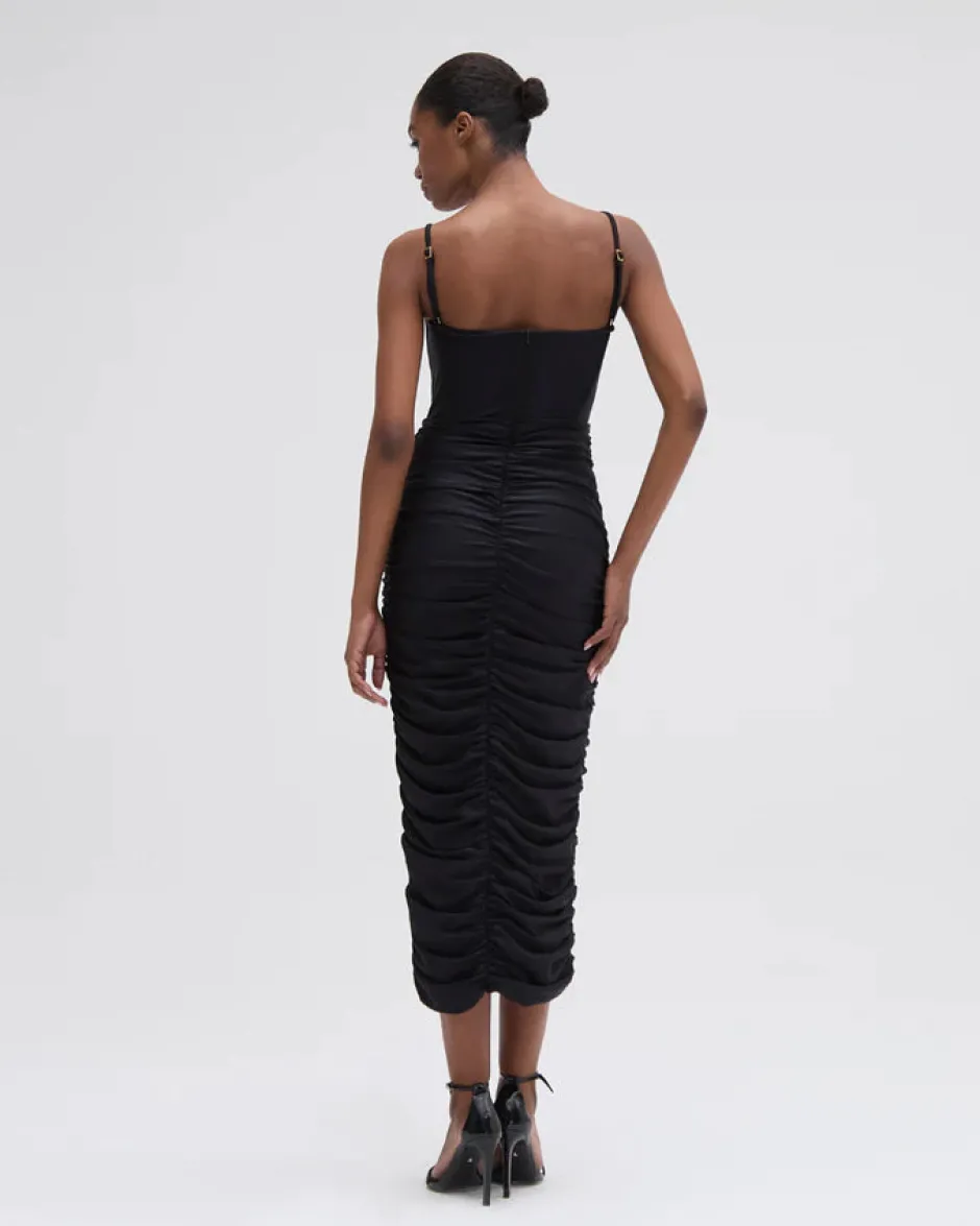 Online - Braided Midi Dress - Black Midi | Midi Dresses