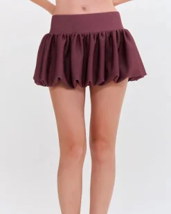 Best - Merian Knit Mini Skirt - Brown Mini Skirts