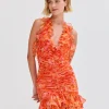 New - Myosotis Plunge Mini Dress - Yellow Mini Dresses | Dresses