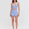 Hot - Papillon Jacquard Butterfly Short - Blue Shorts