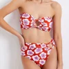 Best - Windflower Mid Rise Bikini Bottom - Cherry Bikini