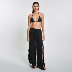 Sale - Joan Wrap Pants - Black Iris Coverups | Pants