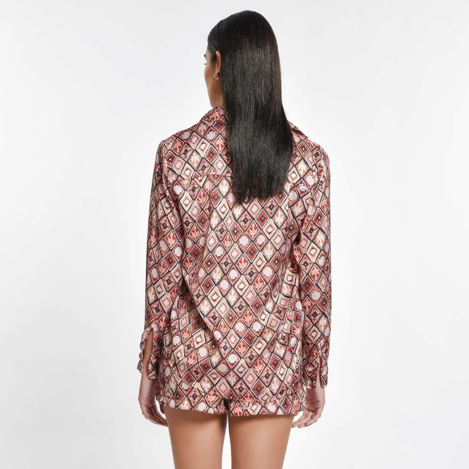 Outlet - Nicole Shirt - Moroccan Desert Coverups