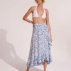 Hot - Long Skirt Aude - Blue Mini Jonquille Long Skirts