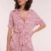 New Poupette St. Barth - Mini Dress Bettina - Pink Graffiti Dresses | Mini Dresses