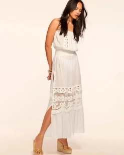 Fashion - Cambridge Strapless Coverup Maxi Dress - White Coverups