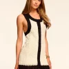 New - Chelsea Colorblock Knit Mini Dress - Ivory Colorblock Mini Dresses | Dresses