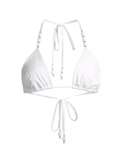 Online - Elsa Bikini Top - White Bikini
