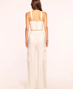 New - Gabi Crop Top - Ivory Crop Tops