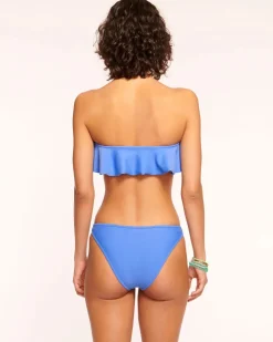 Clearance - Isla Low Rise Bikini Bottom - Serene Blue Bikini