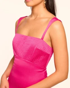 Online - Leia Sleeveless Mini Dress - Hot Pink Mini Dresses | Dresses