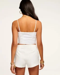 Online - Leslie Top - Ivory Crop Tops