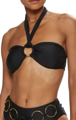 Fashion - Marie Bikini Top - Black Bikini