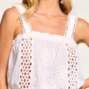 Clearance - Misha Coverup Top - White Coverups