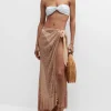 Fashion - Natalia Skirt - Gold Coverups