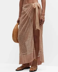 Fashion - Natalia Skirt - Gold Coverups