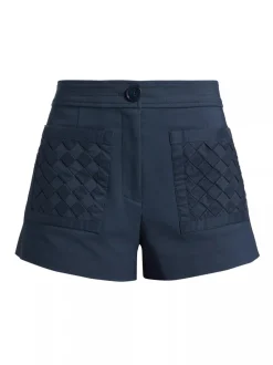 Best - Tamika Cotton Mini Short - Navy Shorts