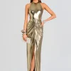 Fashion - Anida Dress - Metallic Pewter Long Dresses | Dresses