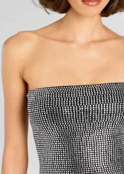 Best - Bello Embellished Knit Dress - Black/Silver Dresses